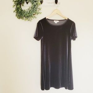 Vineyard Vines Navy Velvet Shift Dress Size M